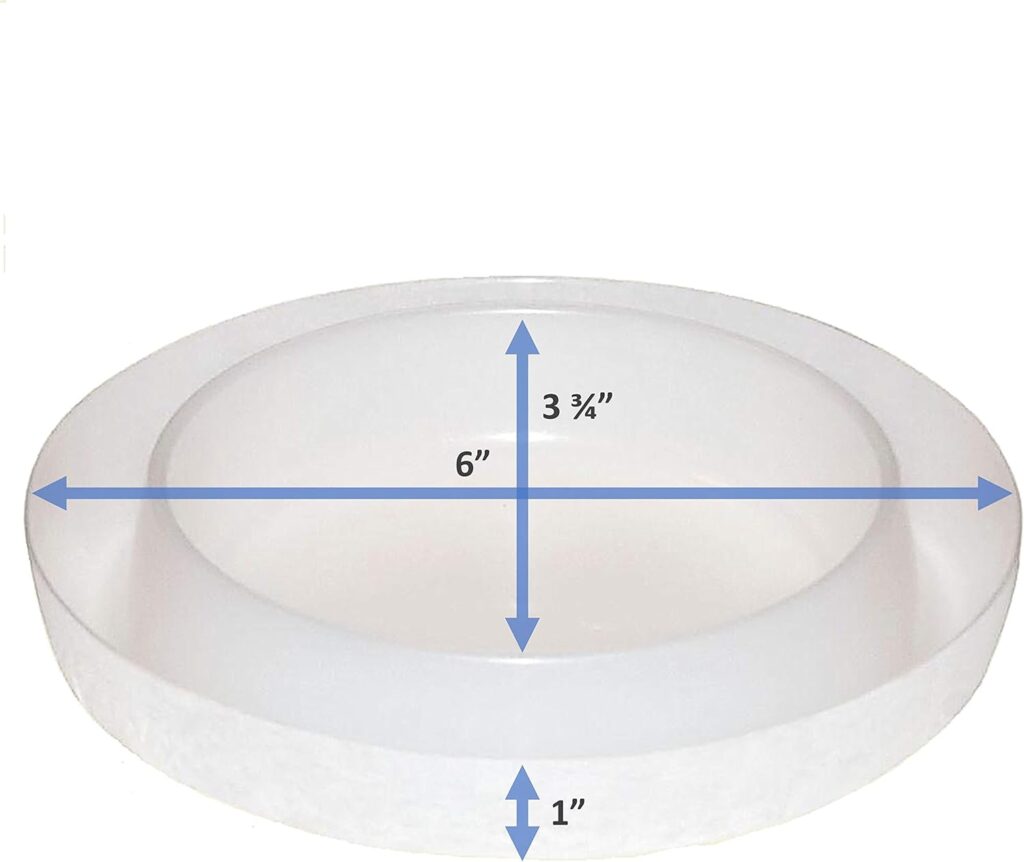 Image showing the dimension and design of the ClimbUp Bed Bug Interceptor Trap