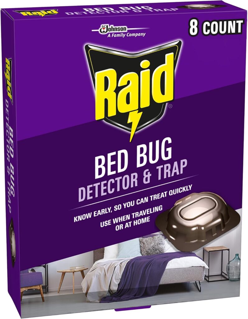 An image of Raid bed bug interceptor and trap