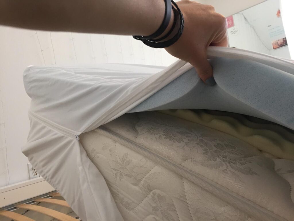 Image of a mattress encasement