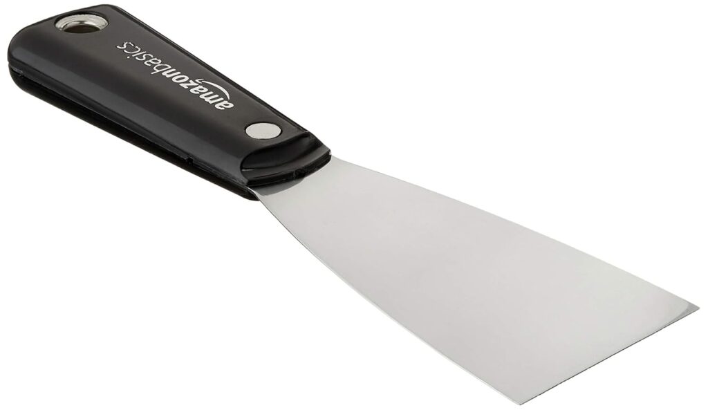 An image of putty knife to be used for bed bug inspection